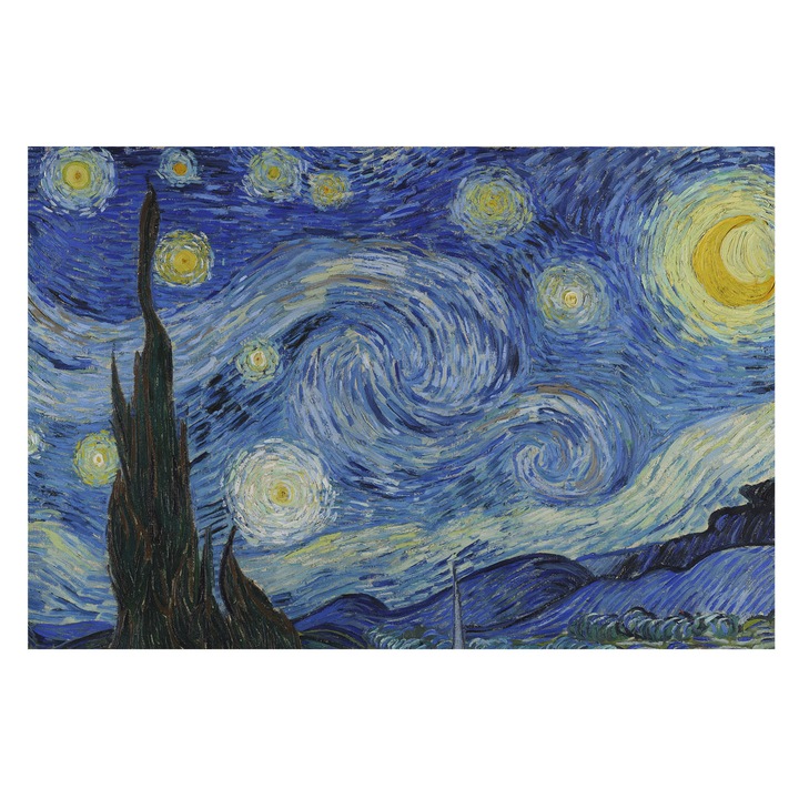 Tapéta Falra, Tulup, Éjszakai örvény, Kék, 104 x 70 cm, Vlies, Élénk Színek, 010100060020000019023