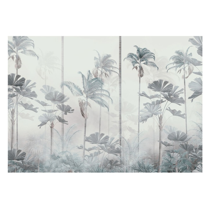 Fotótapéta Falra, Tulup, Peisaj tropical, Alb, 312 x 219 cm, Decorativ, Aspect Elegant, 010100060080000282777