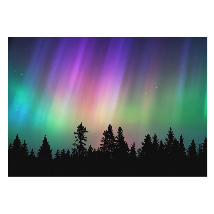 Tapéta Falra, Tulup, Varázslatos égbolt, Kék, 208 x 146 cm, Vlies, Előszobába, Nappaliba, 010100060040000284702