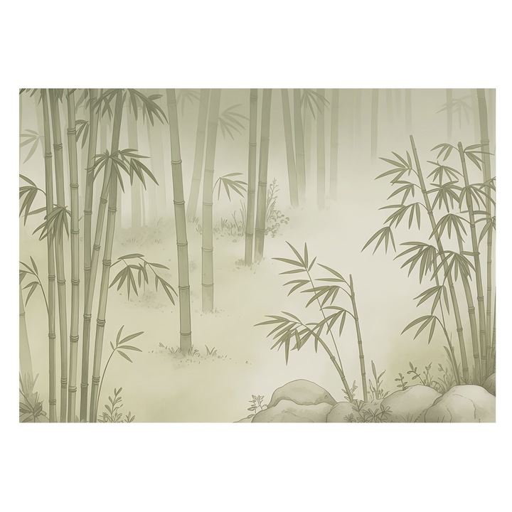 Fali Fotótapéta, Tulup, Peisaj linistit, Verde, 208 x 146 cm, Design Modern, Design Modern, 010100060040000284709