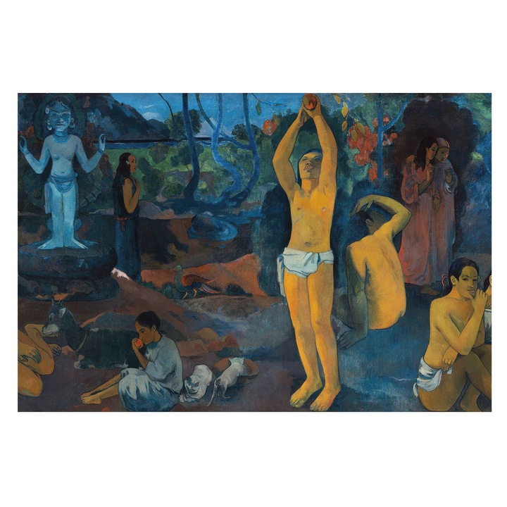 Tapéta Falra, Tulup, Trópusi harmónia, Kék, 104 x 70 cm, Vlies, Fali Dekoráció, 010100060020000285293