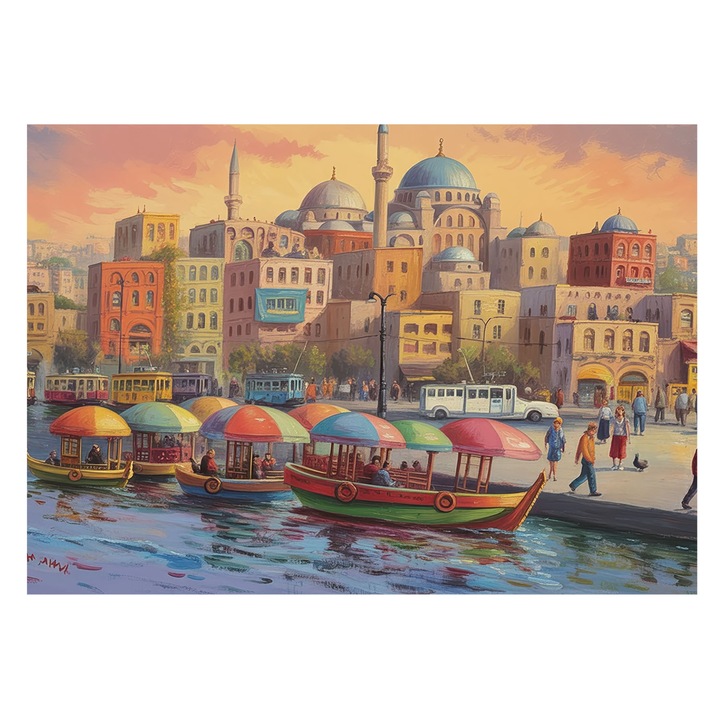 Fotótapéta Falra, Tulup, Városi partvidék, Fekete, 208 x 146 cm, Vlies, Nappaliba, Szobába, 010100060040000284882