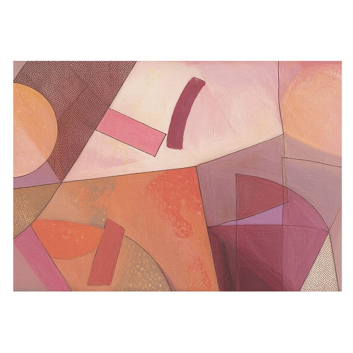 Tapéta Falra, Tulup, Színes formák, Narancssárga, 208 x 146 cm, Vlies, Erős Ragasztó, 010100060040000285064