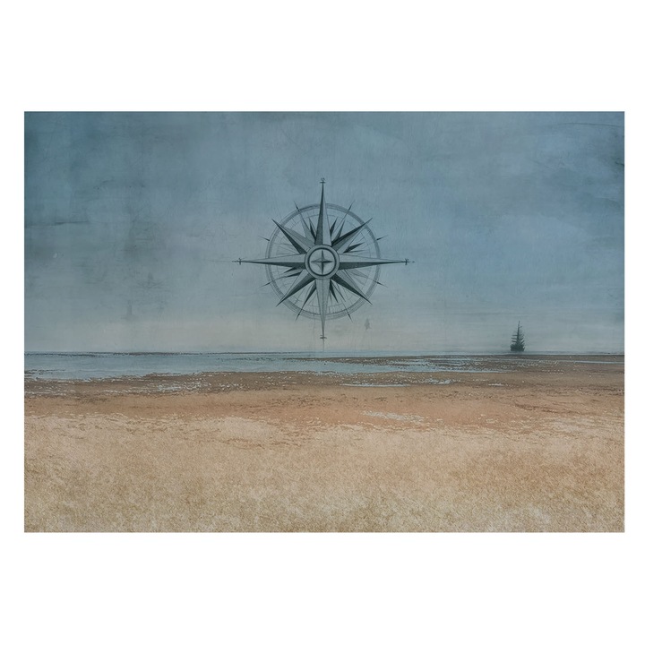 Dekor Tapéta, Tulup, Tengeri kalandok, Kék, 208 x 146 cm, Nem Szőtt, Könnyen Felszerelhető, 010100060040000285089