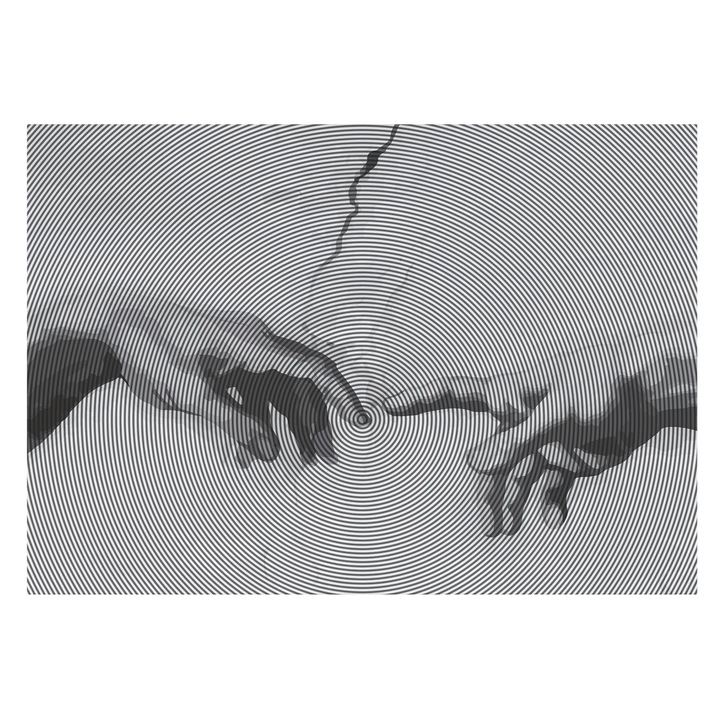 Tapet Vinil De Perete, Tulup, Maini hipnotice, Multicolor, 208 x 146 cm, Art Deco, Ecologic, 010100060040000285220