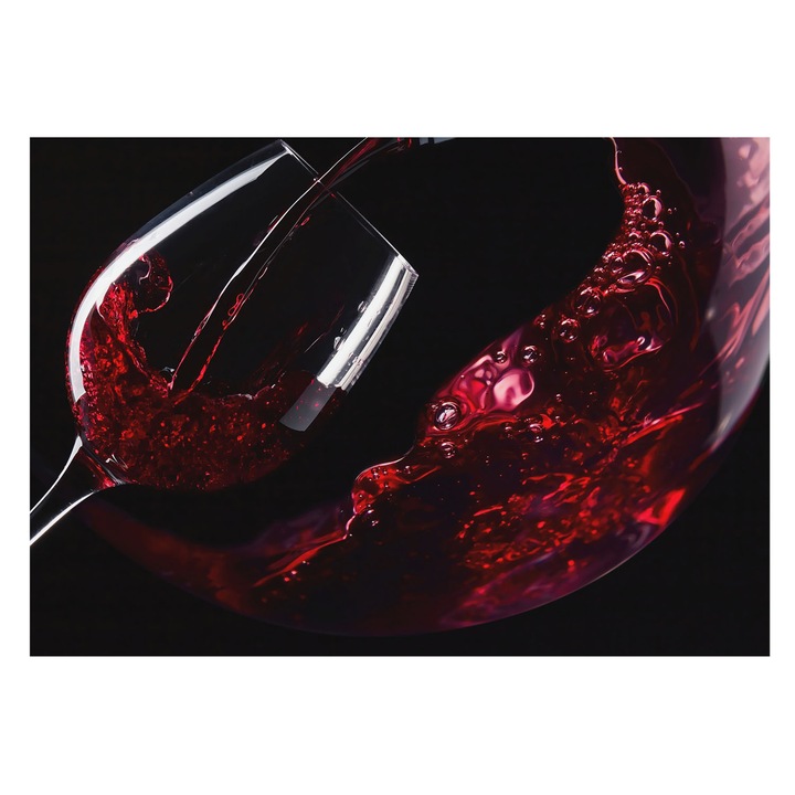 Dekor Tapéta, Tulup, Vörösbor, Fekete, 208 x 146 cm, Vlies, Erős Ragasztó, 010100060040000004203