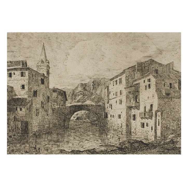 Fotótapéta Falra, Tulup, Panorama orasului, Gri, 312 x 219 cm, Design Modern, Aspect Elegant, 010100060080000285282