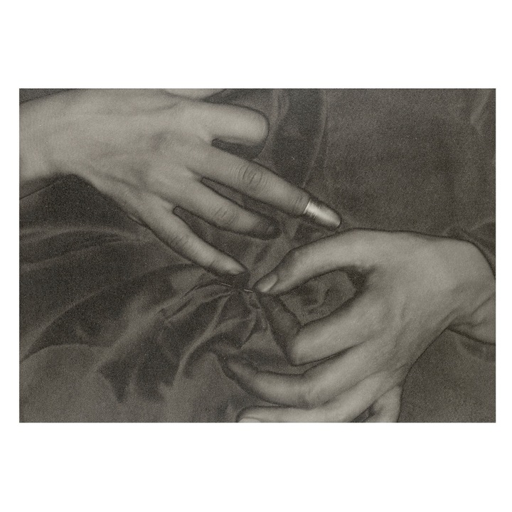 Dekor Tapéta, Tulup, Kezek anyaga, Fekete, 208 x 146 cm, Vlies, Öko, 010100060040000285442