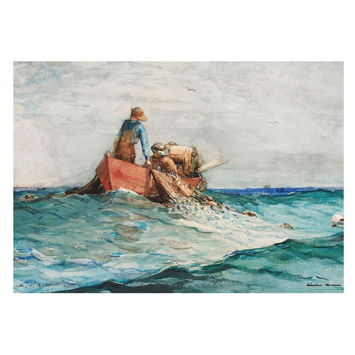 Tapéta Falra, Tulup, Tengeri expedíció, Kék, 208 x 146 cm, Nem Szőtt, Modern Belsőépítészeti Dekoráció, 010100060040000285654