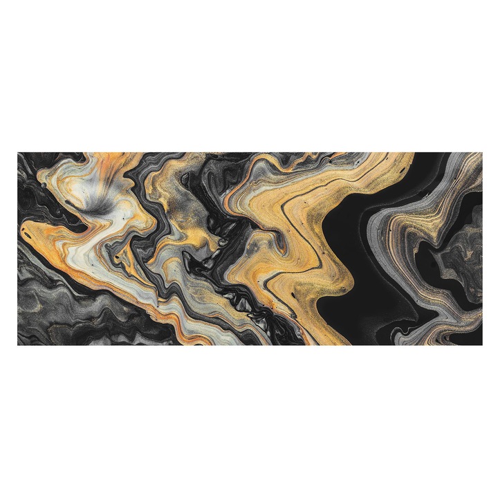 Vlies Fotótapéta De Perete, Tulup, Caleidoscopul liniilor, Negru, 250 x 104 cm, De Interior, Usor De Instalat, 010100060050000077316