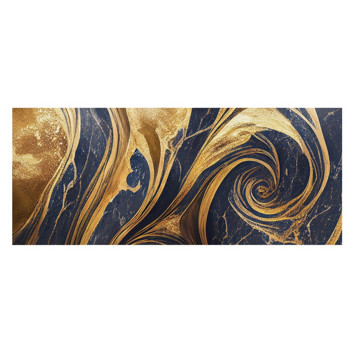 Fotótapéta Art Deco De Perete, Tulup, Modele de marmura, Bleumarin, 250 x 104 cm, Design Modern, Luxos, 010100060050000282559