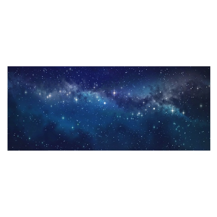 Tapéta Vlies Fali Dekoráció, Tulup, Csillagos éjszaka, Tengerészkék, 250 x 104 cm, Nem Szőtt, Élénk Színek, 010100060050000088226