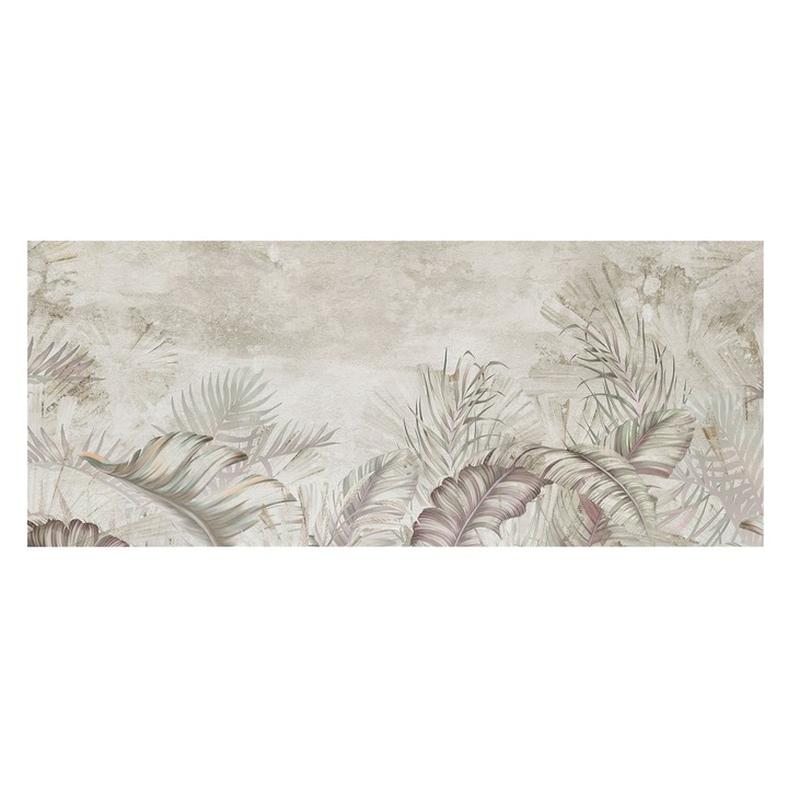 Fotótapéta Falra, Tulup, Frunze decorative, Bej, 250 x 104 cm, Pentru Living, Elegant, 010100060050000282731