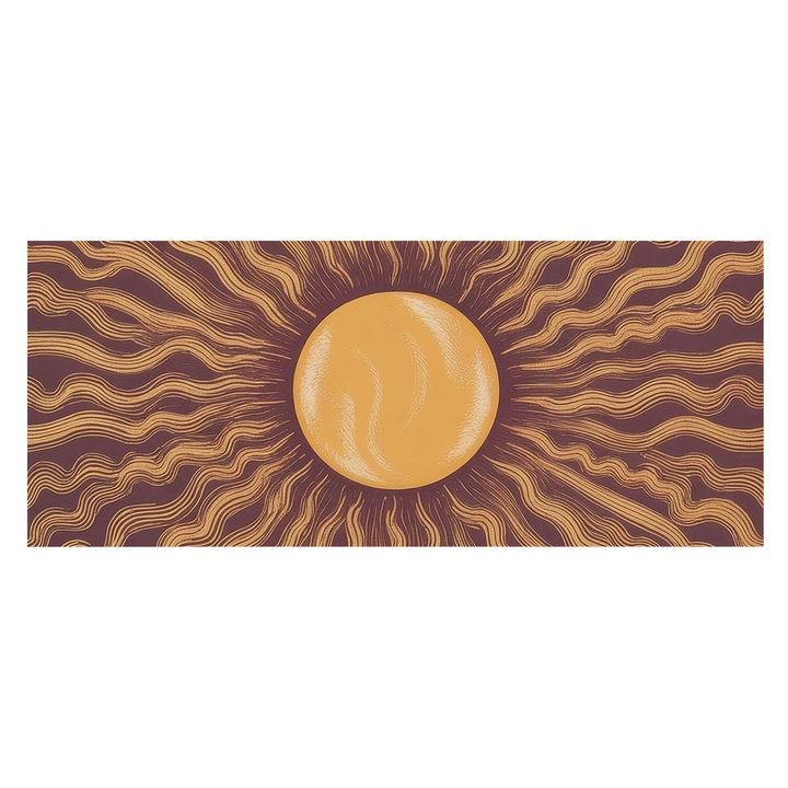 Fotótapéta Falra, Tulup, Napsugarak, Barna, 250 x 104 cm, Vlies, Erős Ragasztó, 010100060050000284762