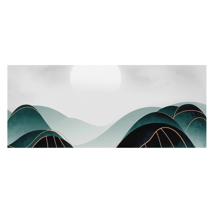 Fotótapéta Falra, Tulup, Látszólagos béke, Zöld, 250 x 104 cm, Vlies, Hálószobába, Konyhába, 010100060050000284892