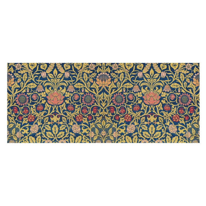 Fali Fotótapéta, Tulup, Model floral, Verde, 250 x 104 cm, Pentru Bucatarie, Adeziv Puternic, 010100060050000285488