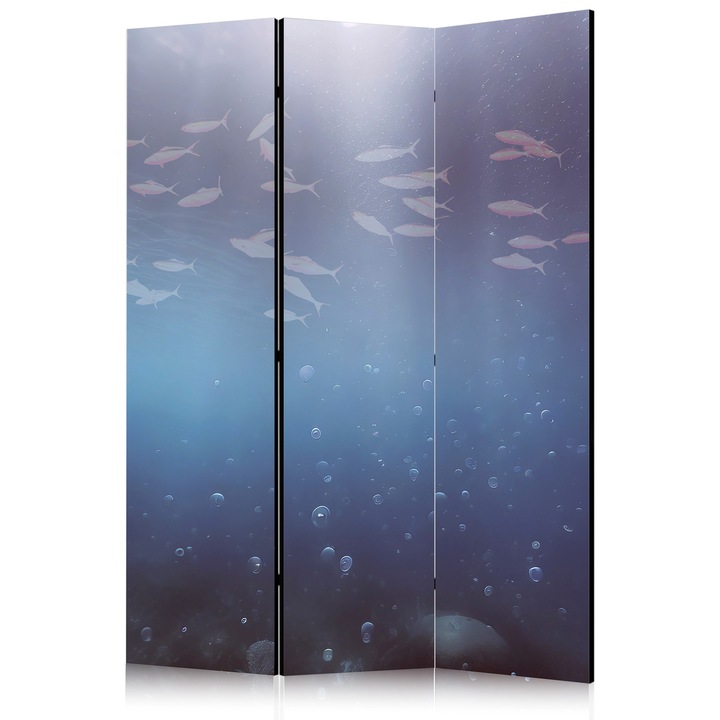 Параван - Пасаж от малки рибки - 135 x 172 см