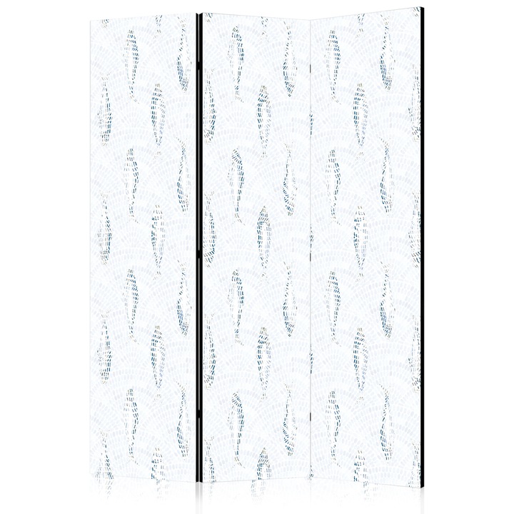 Параван - Деликатна синя риба - 135 x 172 см