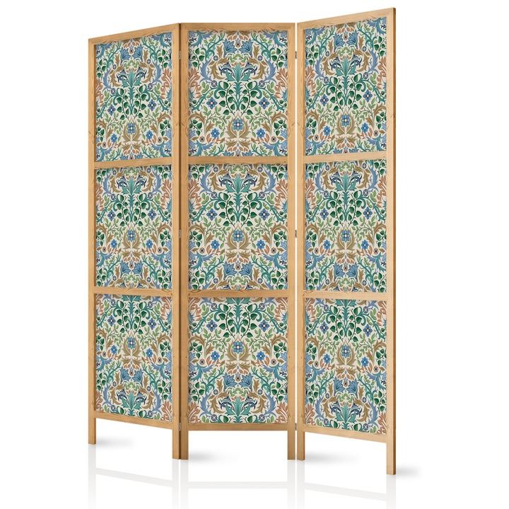 Paravan japonez - Victorian Ornate Pattern - 135 x 172 cm