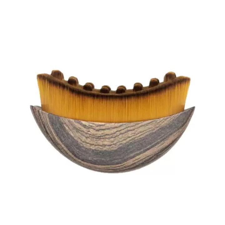 Perie Extra Soft de Masaj Facial Limfatic, pentru Contur Facial si Drenaj Limfatic pentru Modelarea Maxilarului si a Barbiei, Foarte Moale, Ergonomica, Periere Uscata