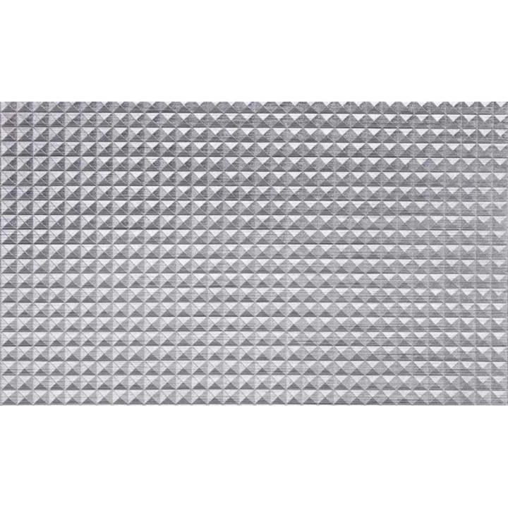 Подложка за чинии от PVC 38x27 см сребриста