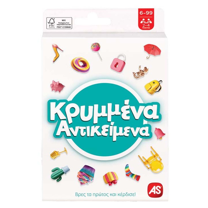 Joc de carti AS Games - Obiecte ascunse, limba greaca