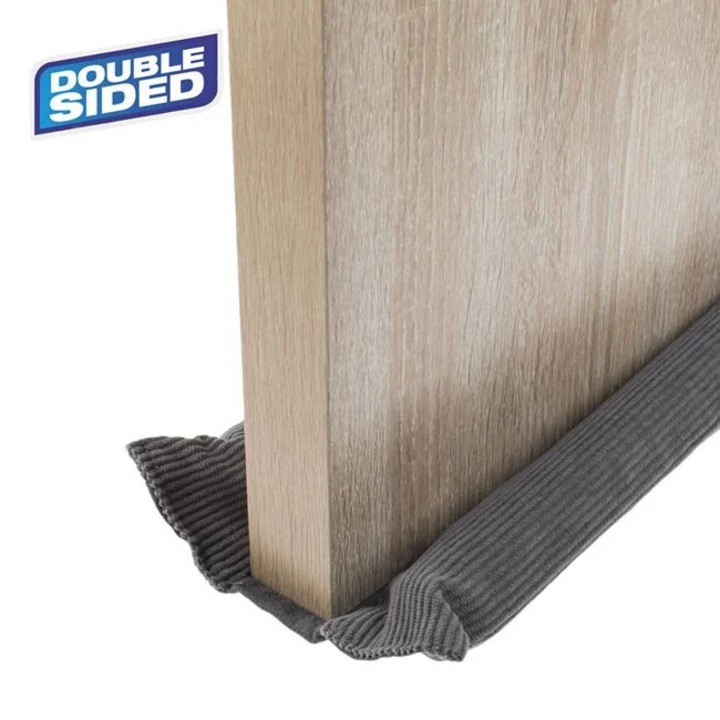 Аеростоп за врата, Модел с висока ефективност, Текстил, 79см, Сив