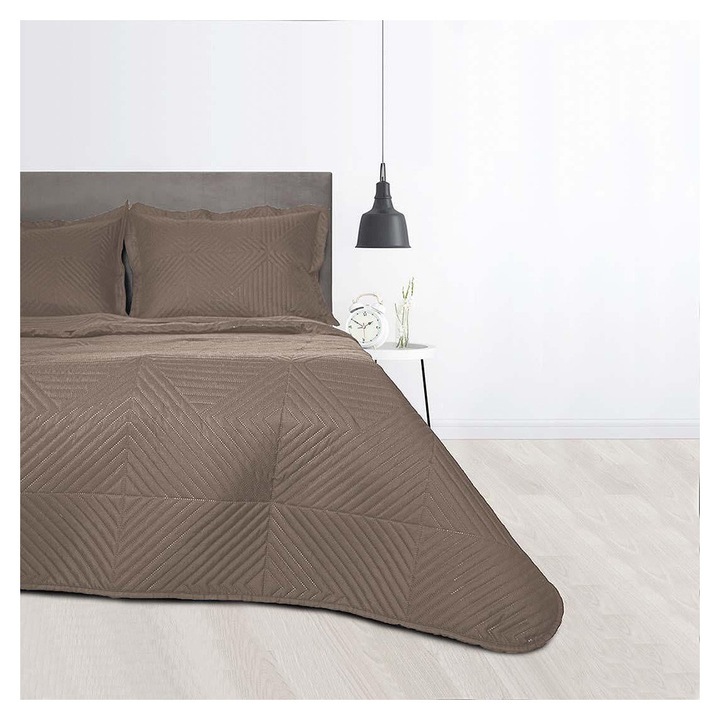 Шалте Изитекс S16082, Куин Мока, За единично легло или диван, 160х220 см., Кафяв