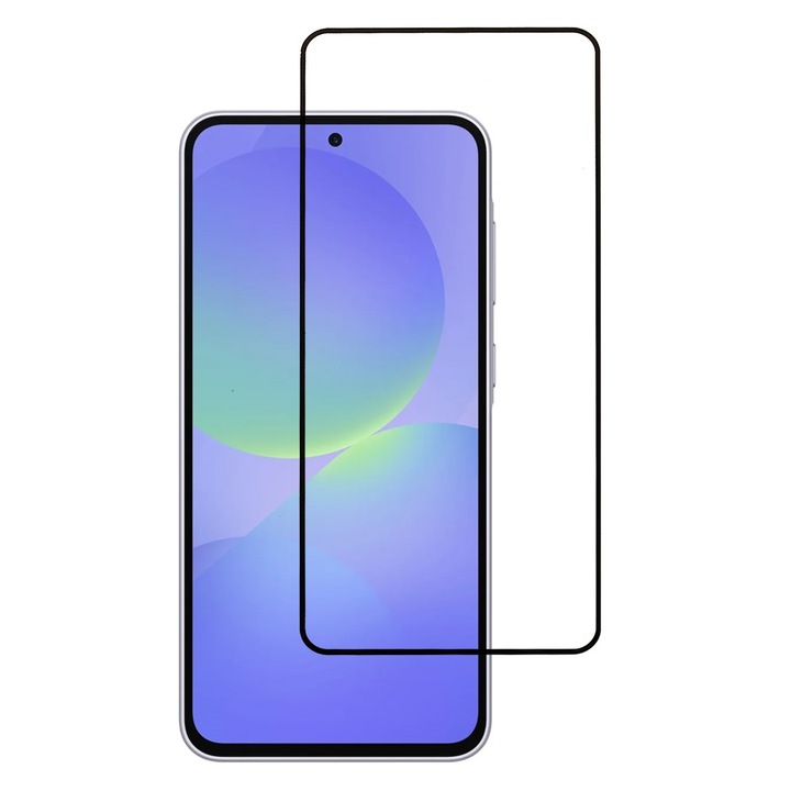 Стъклен Протектор за Samsung Galaxy A37 5G, Прозрачен/ Черен