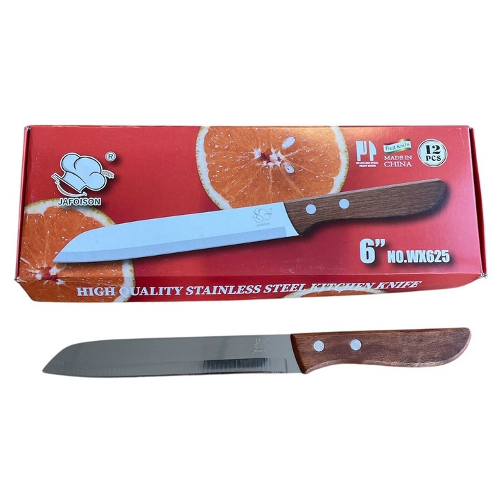 12 броя Комплект остри кухненски ножове JAFOISON WK625