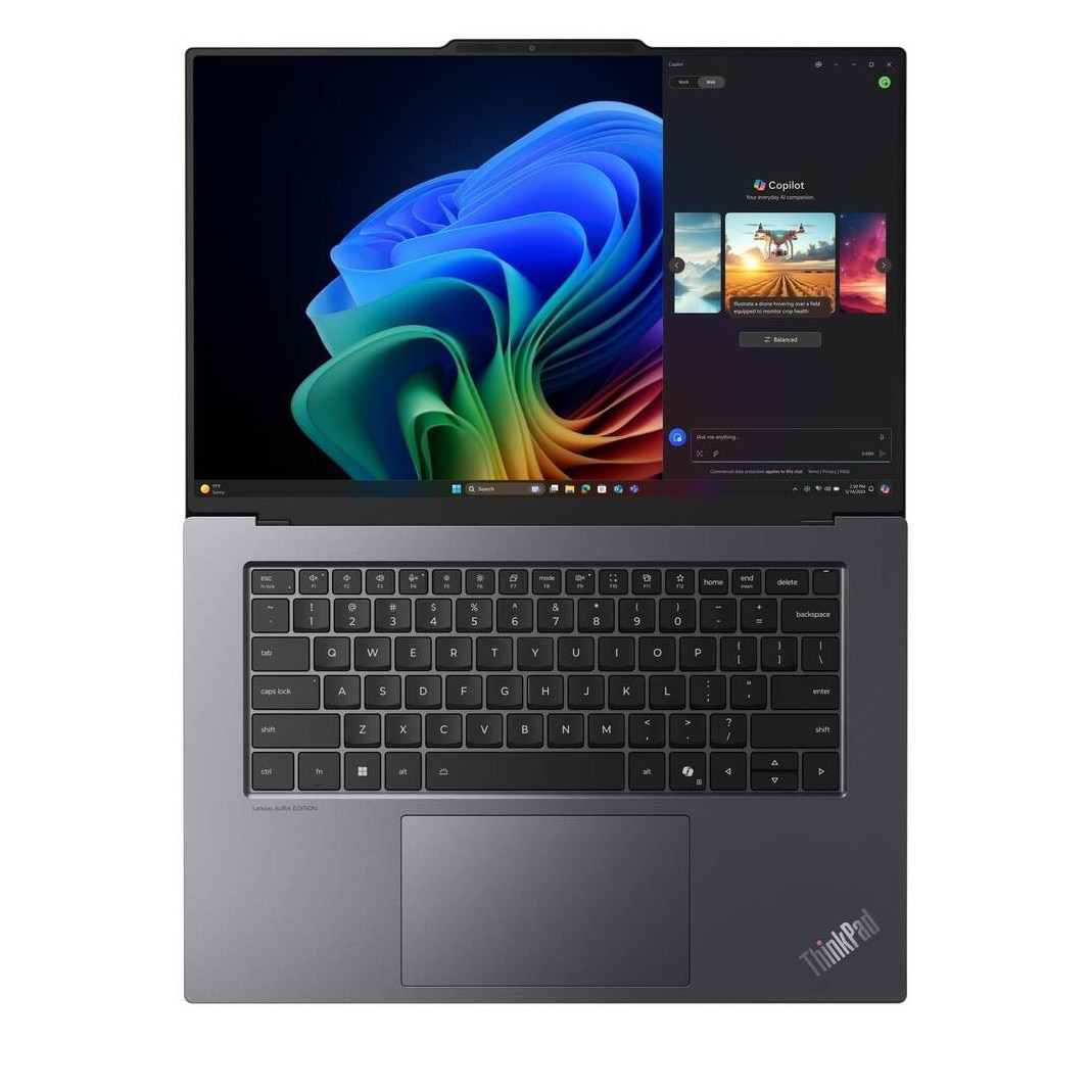 Laptop Lenovo ThinkPad X9-15 Gen 1 Aura Edition 2.8K 15.3 inch Intel Core Ultra 5 228V 32GB 512GB SSD Windows 11 Pro Grey