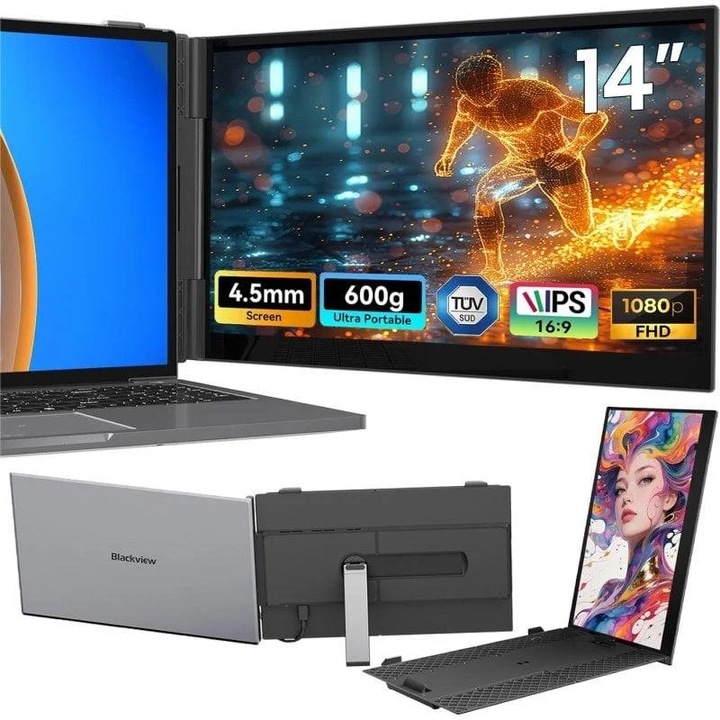 Monitor Gaming VA LED Samsung 34" LC34G55TWWPXEN, Full HD (1920 x 1080), HDMI, DisplayPort, AMD FreeSync, Ecran Curbat, 165 Hz, 1 ms, Negru