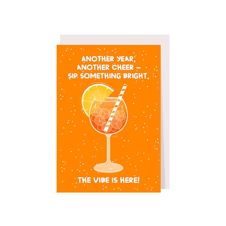 Felicitare, Cocktail, set cu plic, carton, 10x15cm