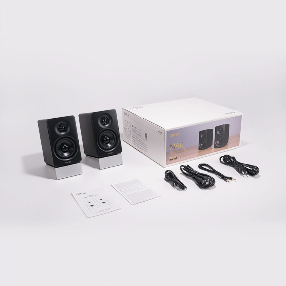 Sistem audio Edifier M60, 66W, Bluetooth V5.3, USB-C, negru, 100x168x147mm