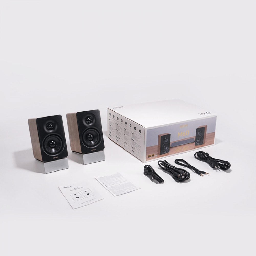 Boxă de sunet Edifier M60, 66W, Bluetooth 5.3, USB-C, AUX, negru, design compact