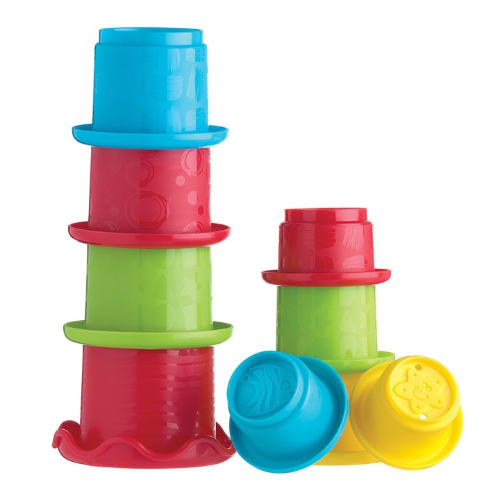 Playgro Забавни чаши за подреждане 9м+
