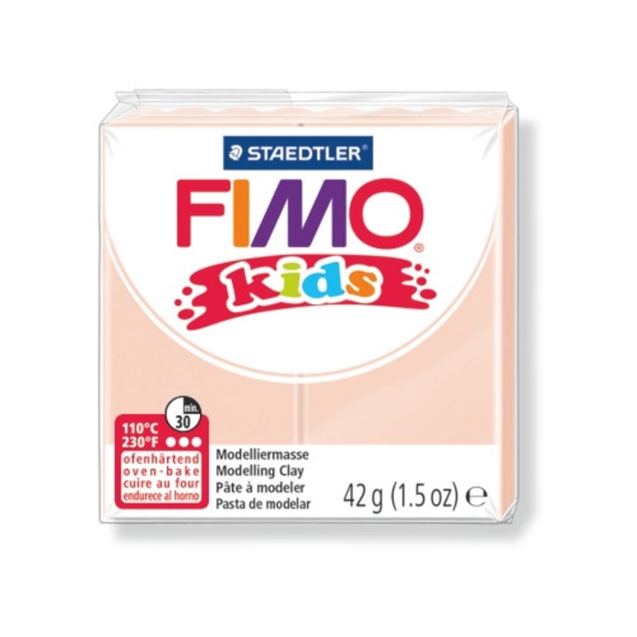 Argilă polimerică Staedtler Fimo Kids, 42g, culoare carne 43
