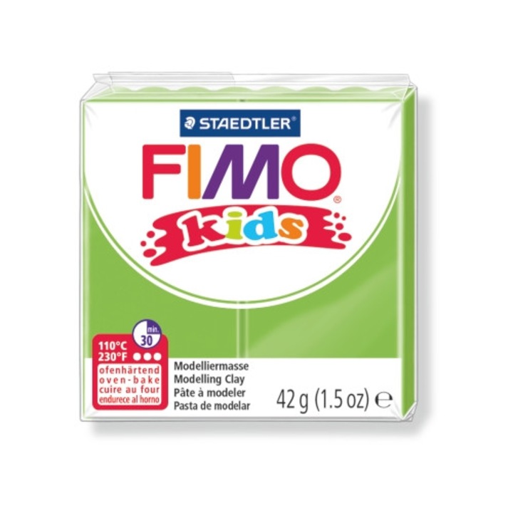 Lut termorezistent Kids, Fimo, Verde deschis, 42g
