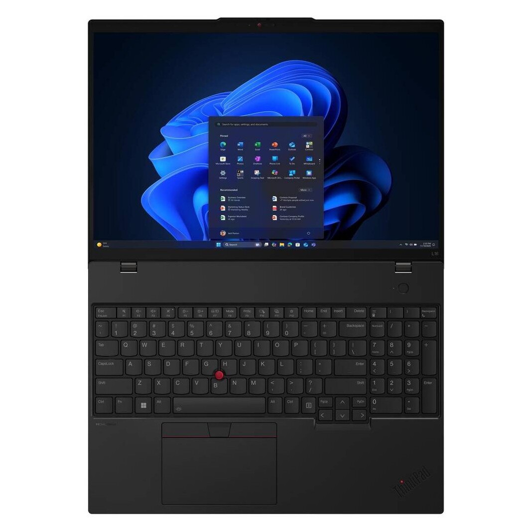 Laptop Lenovo ThinkPad L16 G2 WUXGA 16 inch AMD Ryzen 7 Pro 250 16GB 512GB SSD Windows 11 Pro Black