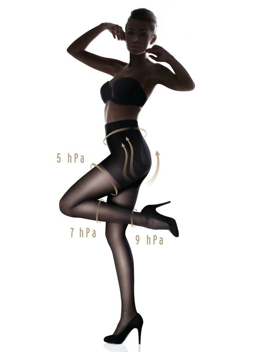 Ciorapi modelatori cu push-up Marilyn Plus Up 40 den M(3) Grigio