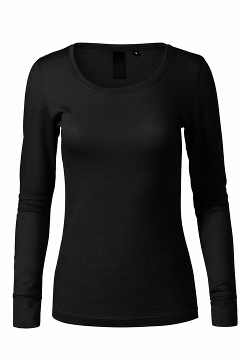 Bluza dama Geravian merinos, Negru