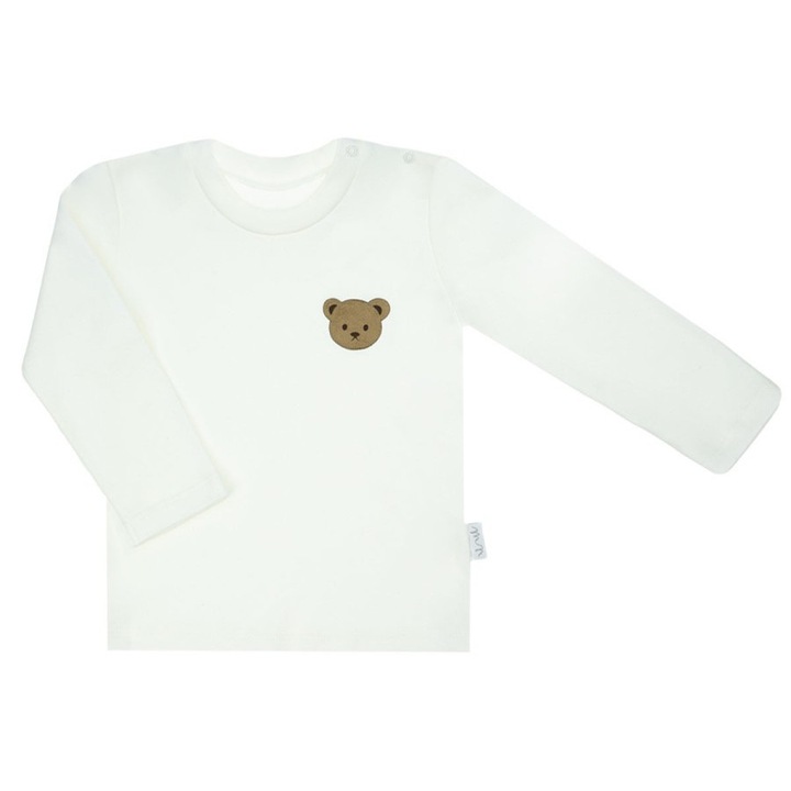 Fiú ing, NICOL, krém, pamut, 74 cm