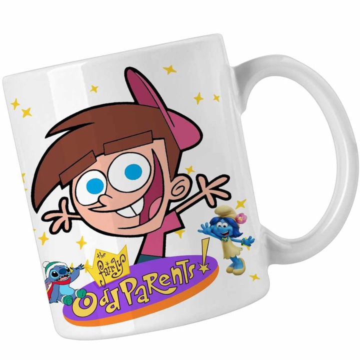 Cana Fairly Odd Parents Timmy Turner Nasii mei Vrajitori CoolTrend, alba, 330ml