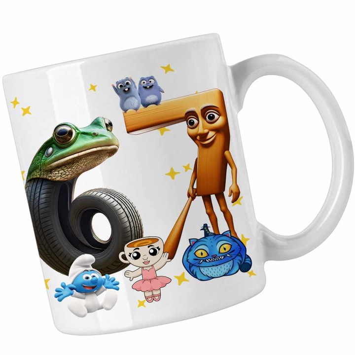 Cana Six Seven Tung Tung Sahur Italian Brainrot Meme CoolTrend, alba, 330ml