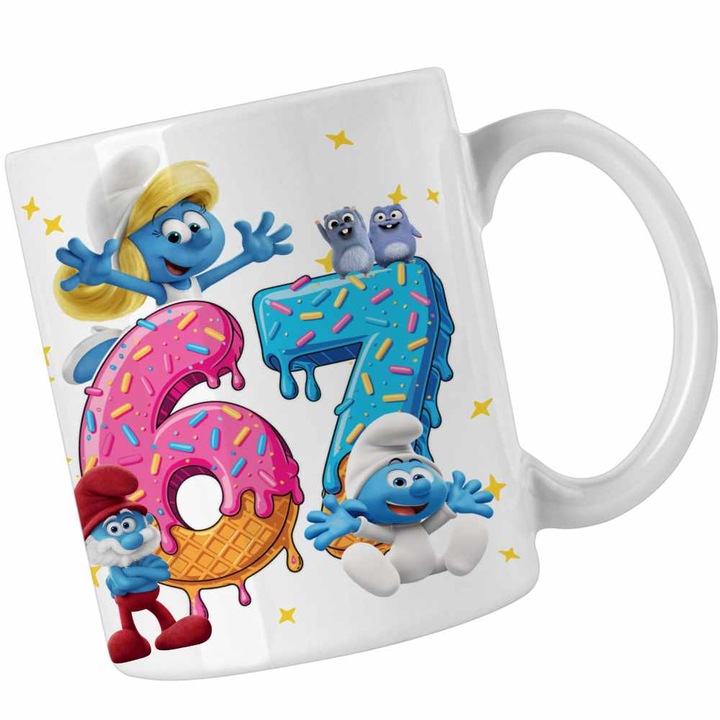 Cana Six Seven Strumfita Bebe Strumf CoolTrend, alba, 330ml