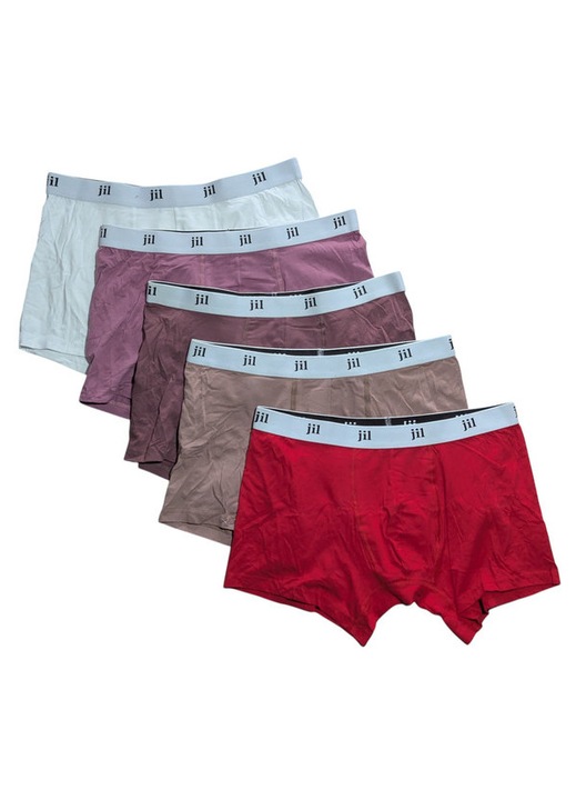 Set 5 Boxeri, Jìl, Bumbac, Multicolor, XL