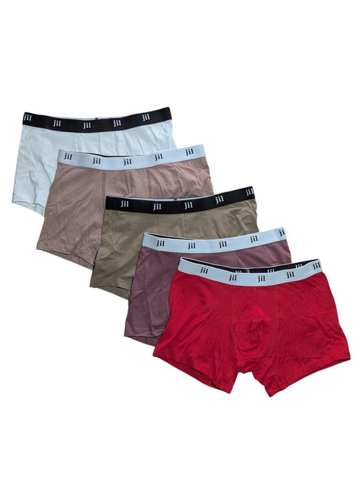 Set 5 Boxeri, Jìl, Bumbac, Multicolor, L