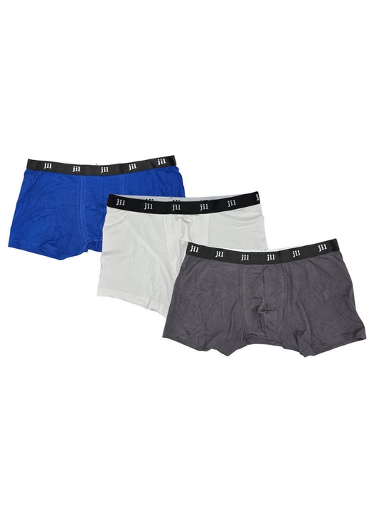 Set 3 Boxeri Jìl, Bumbac, Multicolor, XXL