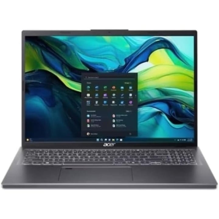 Laptop Acer Aspire 16 A16-71M-76JN, 16 inches (40.64 cm), Acer CineCrystal™ WUXGA+ OLED 120Hz display with 100% DCI-P3 / Adobe RGB c olor space, 2048 x 1280, 16:10, Intel® Core™ Ultra 7 processor 155H, Up to 4, 80 GHz Turbo-Boost, 24 MB Intel® Smart