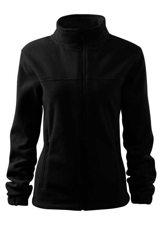 Jacheta Polar Fleece Malfini Rimeck Dama, 100% poliester, Negru